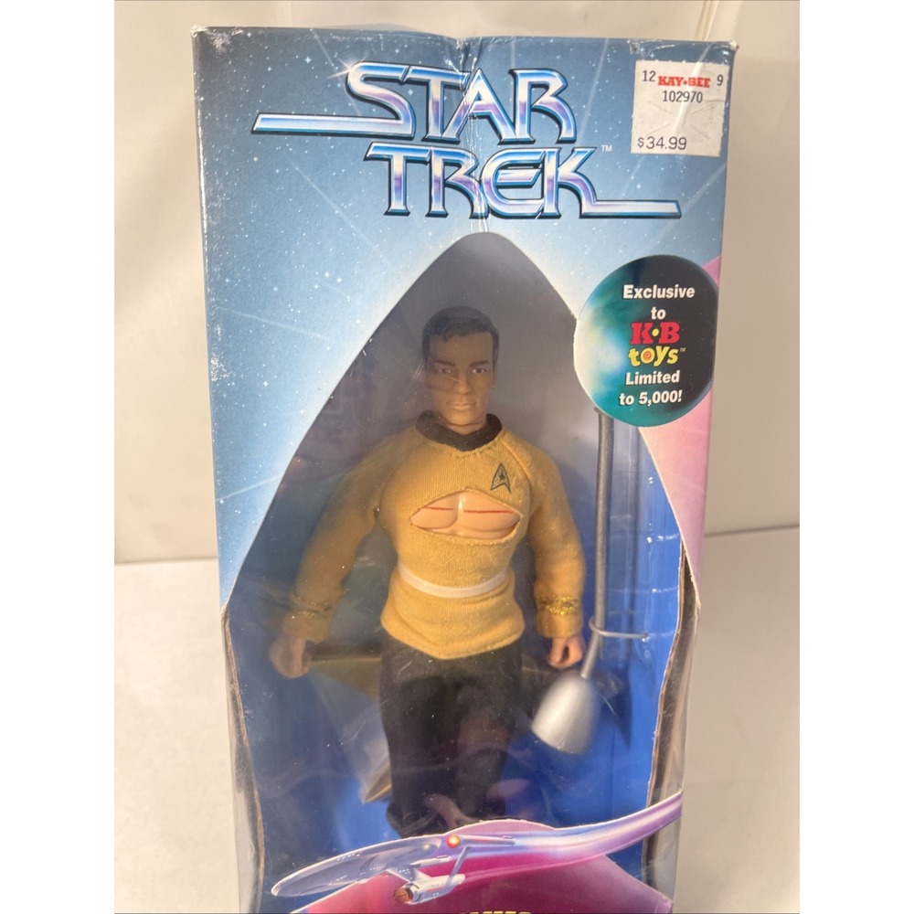 Lot of 3 Star Trek Captain Kirk 9" Action Figure New Playmates - Picture 2 of 11